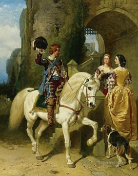 Classical Painting - farewell hunting